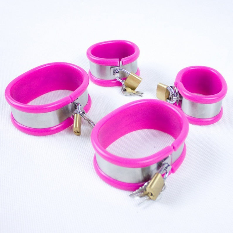 Pink Silicone Handcuffs