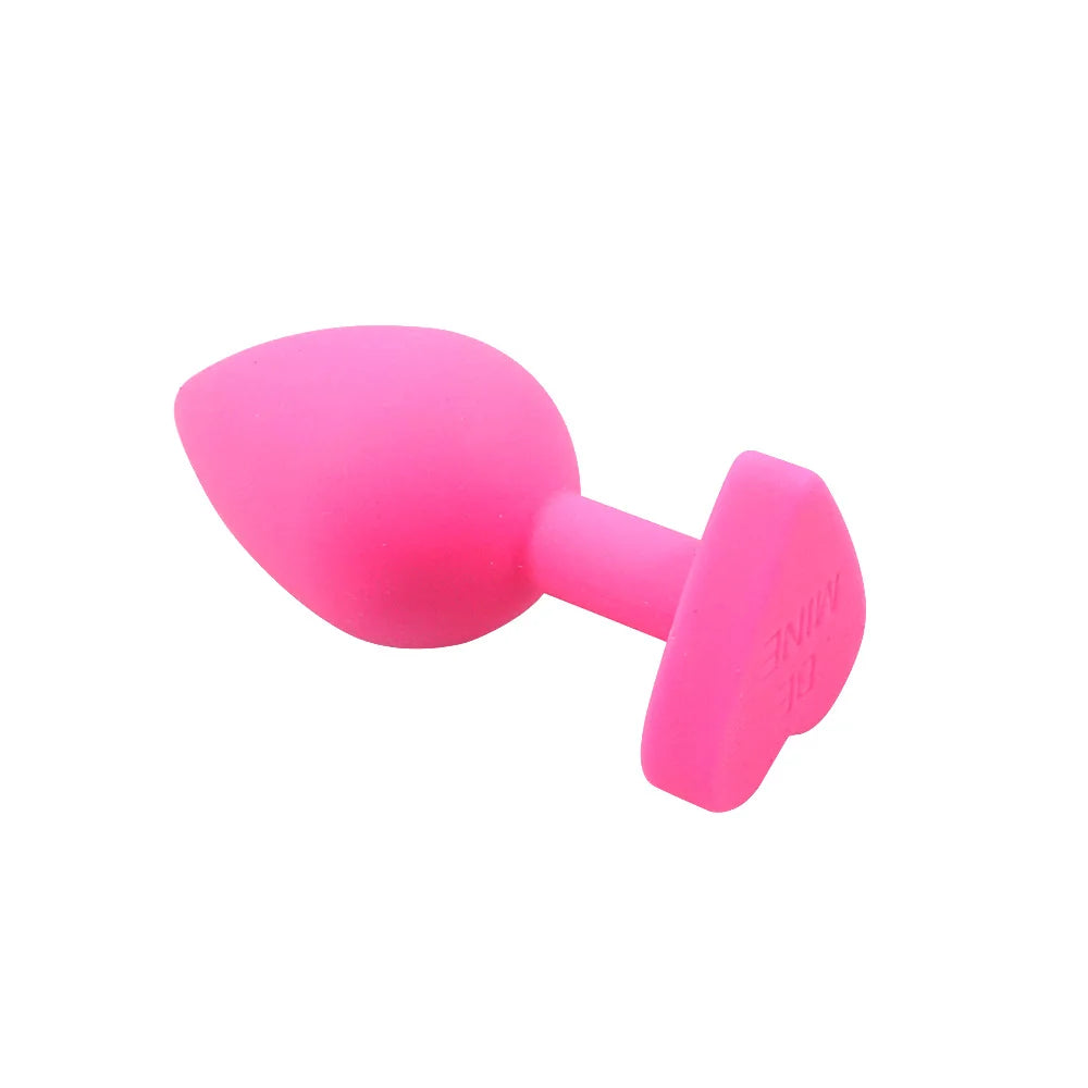Pink Silicone Anal Plug