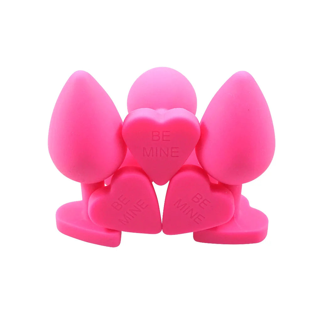 Pink Silicone Anal Plug