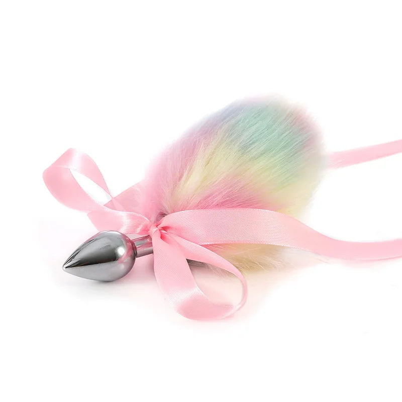 Metal Rainbow Tail Plug